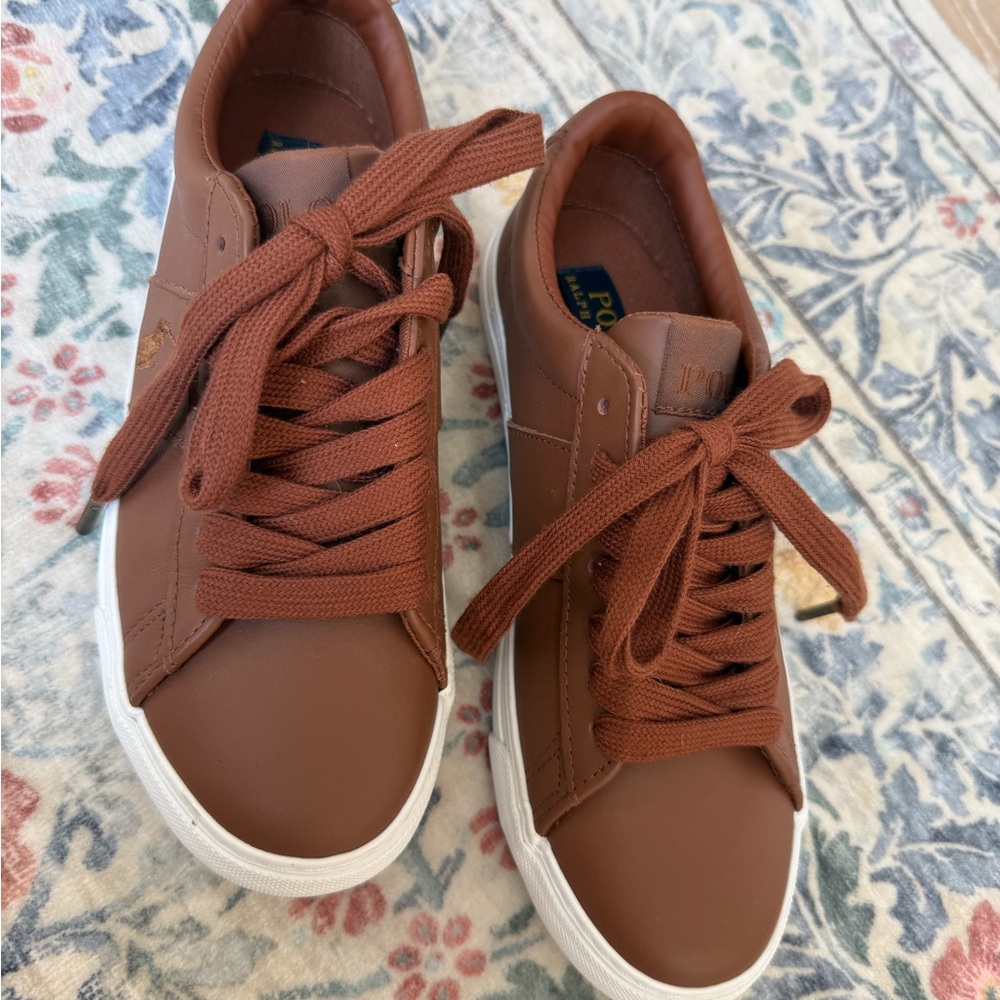 Polo by Ralph Lauren Boy’s Brown Sneakers